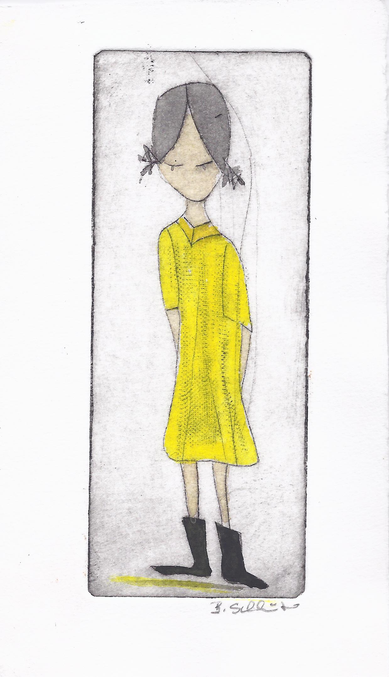 Mädchen Gelb / Barbara Schlüter /